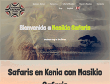 Tablet Screenshot of masikiosafaris.com